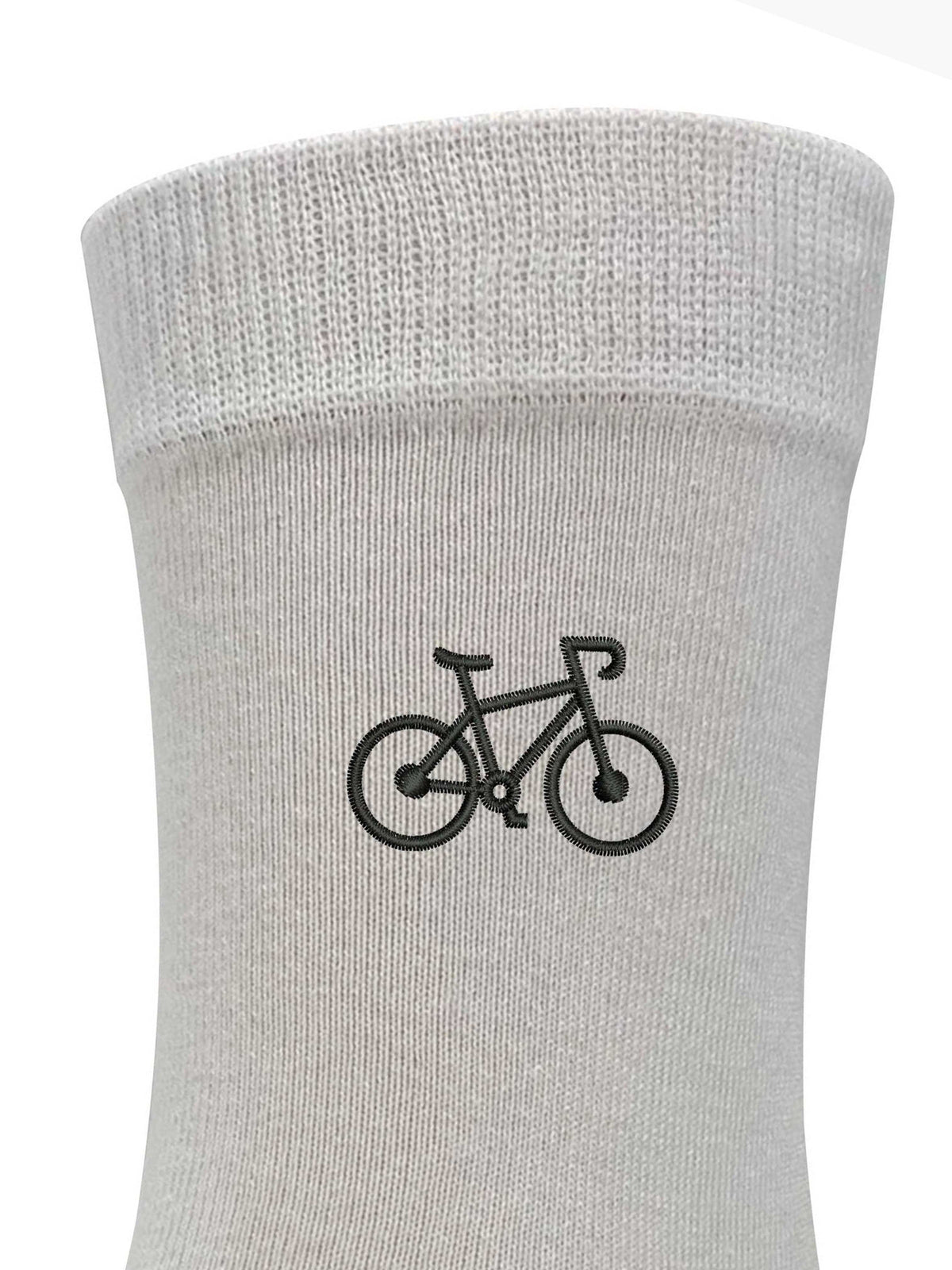 Bike Embroidered Men's and Women's dress socks