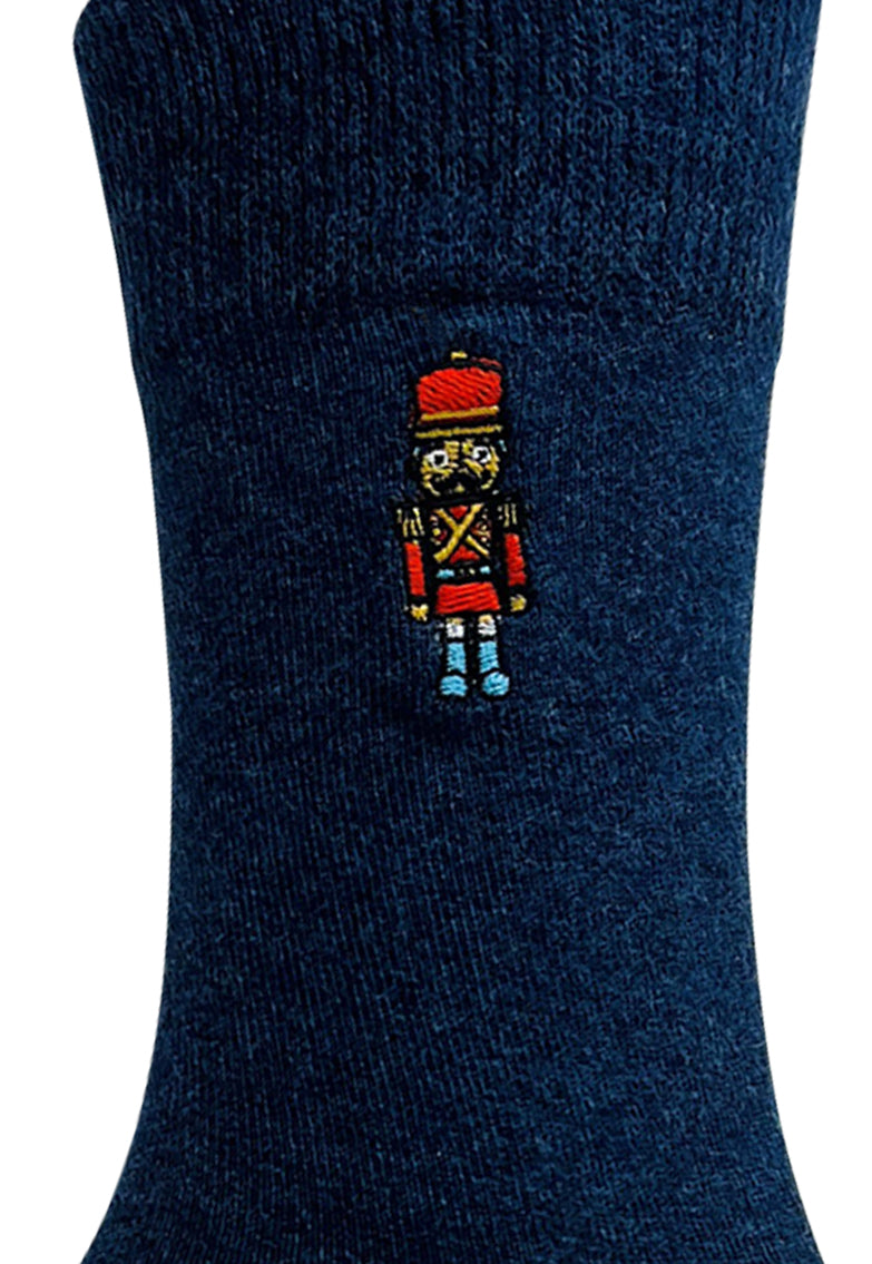 Nutcracker embroidered Men's and Women's dress socks