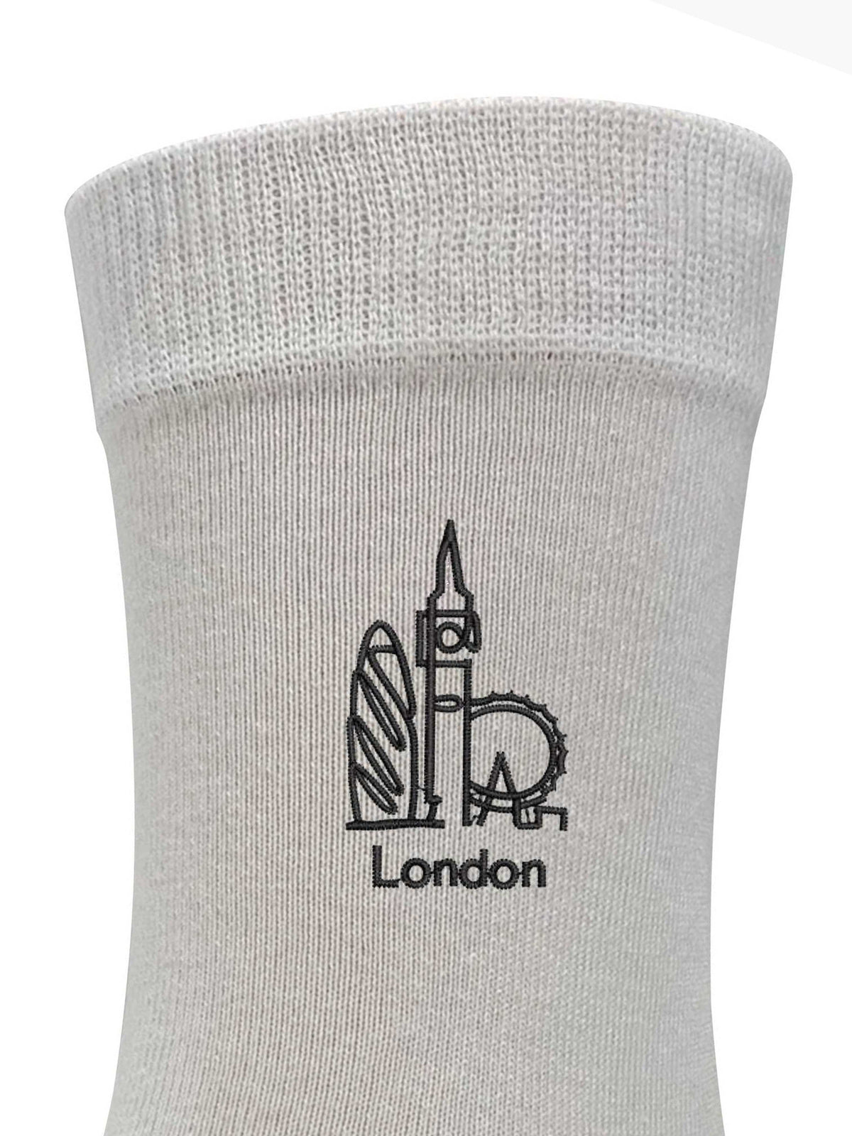 London Embroidered Men's and Women's dress socks